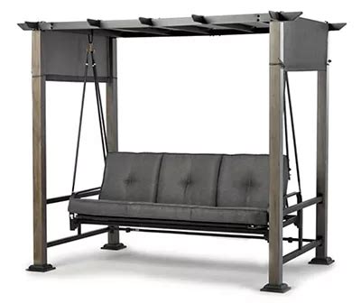 Get <b>Broyhill</b> Patio <b>Pergola</b> Cushioned <b>Daybed</b> <b>3-Person</b> <b>Swing</b> delivered to you in as fast as 1 hour via Instacart or choose curbside or in-store pickup. . Broyhill thornwood 3 person daybed swing with pergola